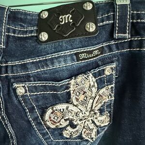 Miss Me Jeans Fleur De Lis
